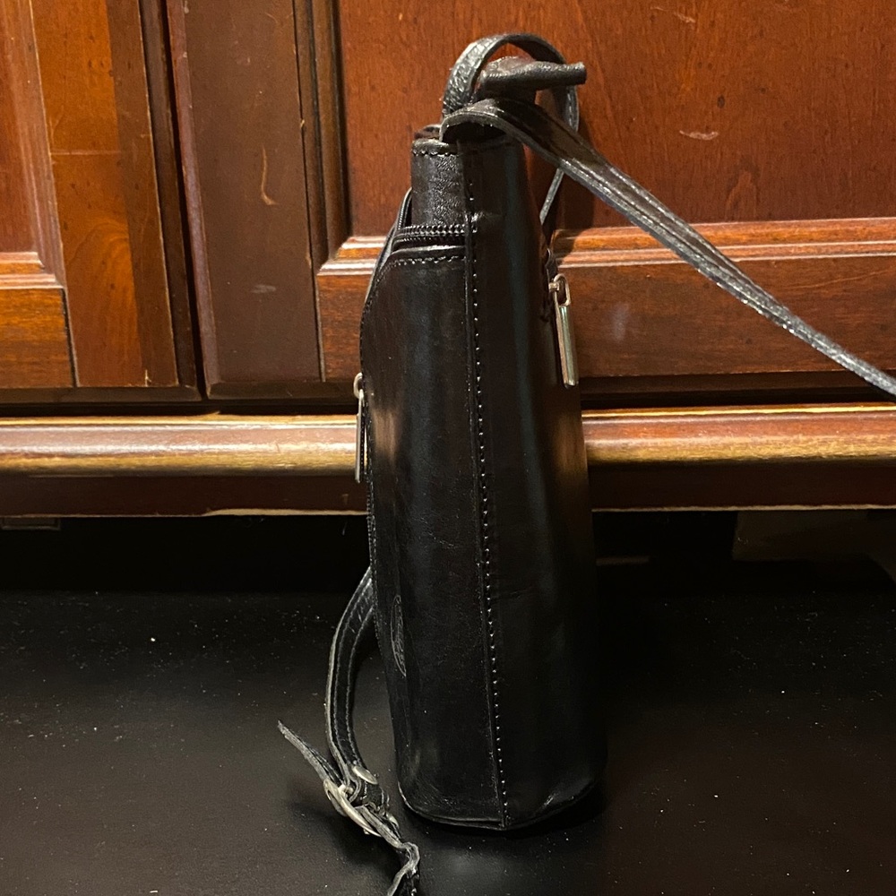 Black CE made in Spain vintage mini Leather Crossbody Bag - Picture 3 of 16